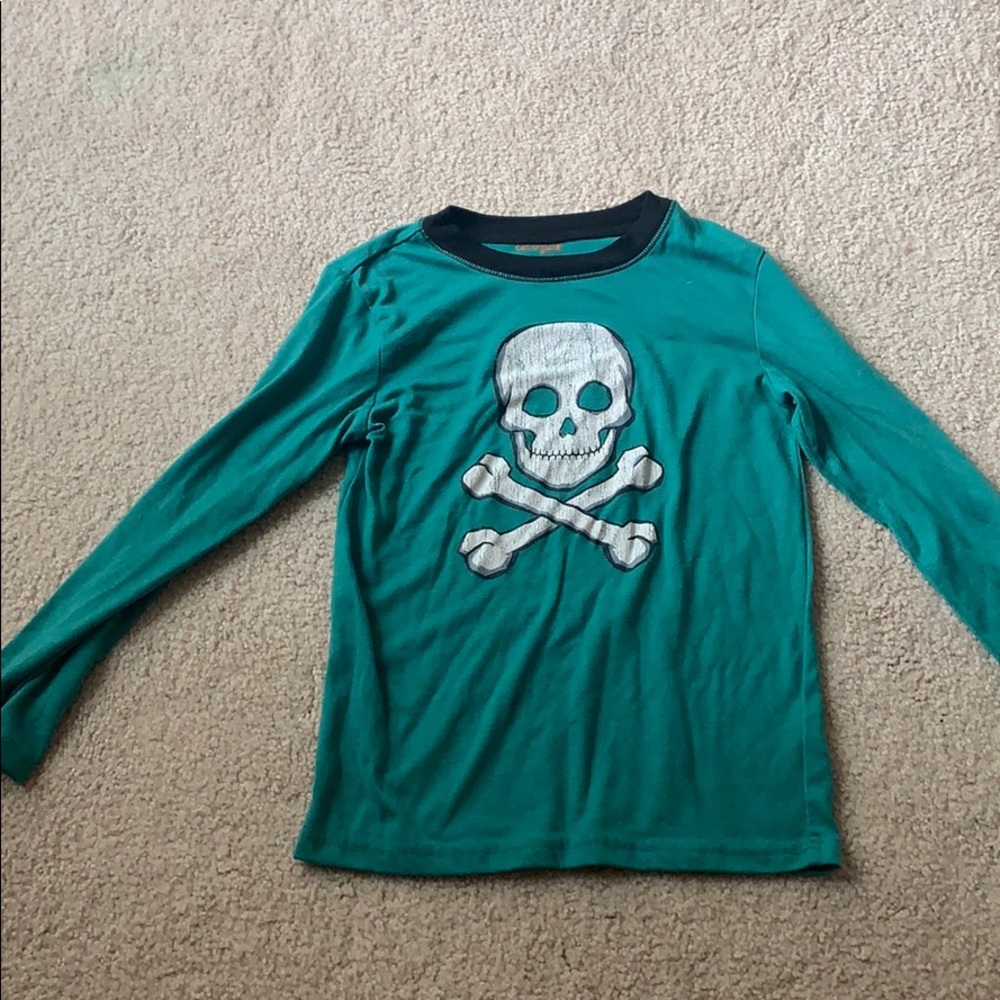 Green pj top